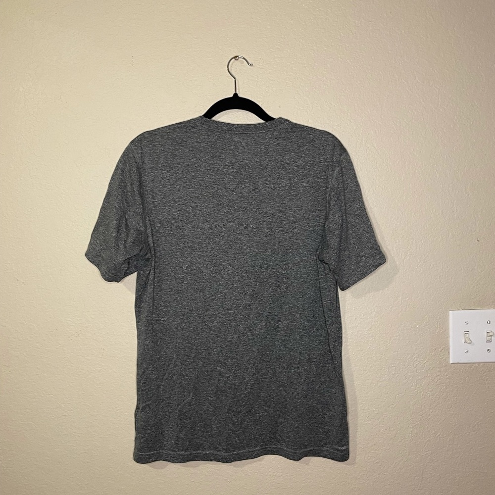 Adidas gray short sleeve workout shirt - Picture 3 of 3